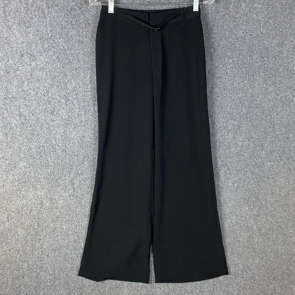New Man Paris Pants Women's 36 Trousers Black Wide Leg Adults